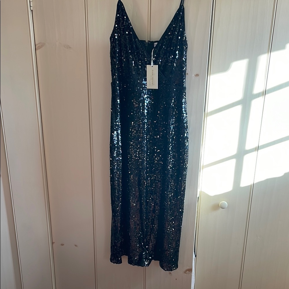 Sequin Black Dress